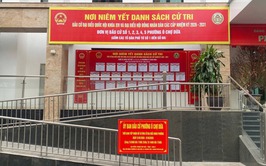 Phường Ô Chợ Dừa niêm yết danh sách cử tri bầu cử nhiệm kỳ 2026 - 2031