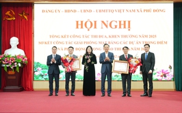 Đảng uỷ- HĐND- UBND- Uỷ ban MTTQ Việt Nam xã Phù Đổng tổ chức Hội nghị tổng kết công tác thi đua, khen thưởng năm 2025