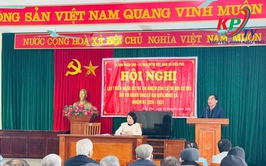 UB MTTQ xã Kiều Phú tổ chức Hội nghị lấy ý kiến nhận xét và tín nhiệm của cử tri nơi cư trú đối với những người ứng cử đại biểu HĐND xã nhiệm kỳ 2026-2031