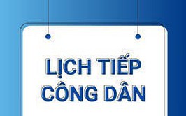 Thông báo lịch tiếp công dân của lãnh đạo Ủy ban nhân dân xã ngày 04/02/2026