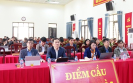 ỨNG HOÀ: CÁN BỘ, ĐẢNG VIÊN THAM DỰ HỘI NGHỊ QUÁN TRIỆT, TRIỂN KHAI THỰC HIỆN NGHỊ QUYẾT ĐẠI HỘI XIV CỦA ĐẢNG