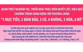 CHƯƠNG TRÌNH HÀNH ĐỘNG TRIỂN KHAI THỰC HIỆN NGHỊ QUYẾT ĐẠI HỘI XIV CỦA ĐẢNG