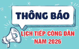 Lịch tiếp công dân quý I/2026 của Đại biểu HĐND Thành phố
