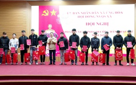 ỨNG HOÀ TRAO QUYẾT ĐỊNH GỌI CÔNG DÂN NHẬP NGŨ NĂM 2026.