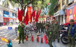 Phường Hai Bà Trưng tập huấn nghiệp vụ phòng cháy, chữa cháy cho các lực lượng phục vụ bầu cử