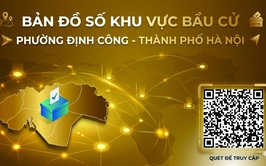 Bản đồ số 32 Khu vực bỏ phiếu trên địa bàn phường Định Công
