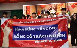 Trường THCS Quang Trung thực hiện chuyên đề truyền thông về 