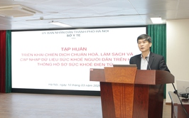 Triển khai chiến dịch chuẩn hóa, làm sạch và cập nhật dữ liệu sức khỏe người dân trên hệ thống Hồ sơ sức khỏe điện tử