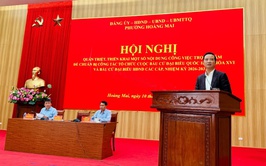 PHƯỜNG HOÀNG MAI TỔ CHỨC HỘI NGHỊ QUÁN TRIỆT CÔNG TÁC BẦU CỬ ĐẠI BIỂU QUỐC HỘI KHÓA XVI VÀ ĐẠI BIỂU HĐND CÁC CẤP NHIỆM KỲ 2026-2031.