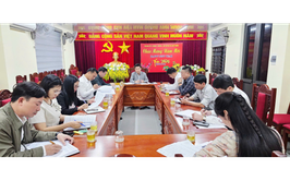 UBND xã tổ chức họp triển khai, thống nhất một số nội dung trọng tâm