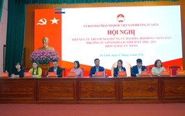 Tổ chức hội nghị tiếp xúc cử tri với người ứng cử đại biểu HĐND phường Từ Liêm khóa II, nhiệm kỳ 2026–2031 tại đơn vị bầu cử số 03