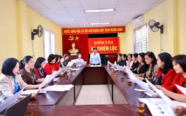 Hội LHPN xã Thiên Lộc mạn đàm tiểu sử ứng cử viên đại biểu Quốc hội khóa XVI và đại biểu HĐND các cấp, nhiệm kỳ 2026 – 2031