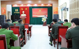 Công an xã Xuân Mai triển khai công tác đảm bảo ANTT phục vụ bầu cử.