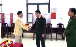 Đoàn công tác Công an thành phố Hà Nội kiểm tra công tác ANTT phục vụ bầu cử