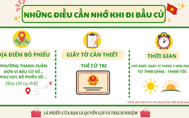 Cử tri cần lưu ý gì khi đi bỏ phiếu ngày 15/3 tới đây?