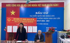 Ban bầu cử số 7 tổ chức kiểm tra đánh giá, rà soát công tác chuẩn bị bầu cử tại các khu vực bỏ phiếu số 28, 29, 30