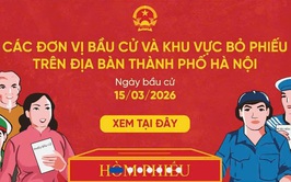 Hướng dẫn Nhân dân phường Yên Hòa kiểm tra địa điểm khu vực bỏ phiếu bầu cử Quốc hội và Hội đồng nhân dân các cấp qua ứng dụng IHanoi