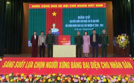 CHỦ TỊCH UBND XÃ SÓC SƠN PHẠM QUANG NGỌC KIỂM TRA CÔNG TÁC CHUẨN BỊ BẦU CỬ TẠI CÁC ĐƠN VỊ NGOÀI DÂN CƯ
