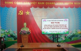 Thành lập Ban đại diện Hội đồng quản trị Ngân hàng Chính sách xã hội xã Suối Hai