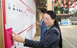 Đoàn giám sát số 06 của Ủy ban MTTQ Việt Nam thành phố Hà Nội kiểm tra công tác chuẩn bị bầu cử tại xã Suối Hai