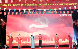 Khương Đình: Lan tỏa khí thế bầu cử qua đêm văn nghệ “Ngày hội non sông”