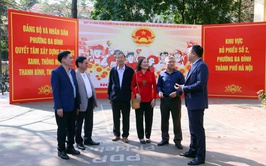 Phường Ba Đình rực rỡ cờ hoa, sẵn sàng cho Ngày hội lớn của toàn dân