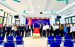 Kiểm tra công tác tuyên truyền, cổ động trực quan phục vụ bầu cử tại phường Định Công