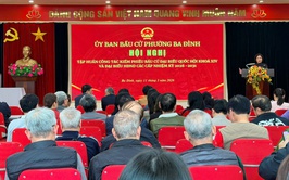 Ba Đình: Tập huấn công tác kiểm phiếu bầu cử, đảm bảo chính xác - minh bạch trong Ngày hội toàn dân