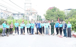 Thuận An ra quân tổng vệ sinh môi trường chào mừng cuộc bầu cử đại biểu Quốc hội khóa XVI và đại biểu HĐND các cấp nhiệm kỳ 2026- 2031
