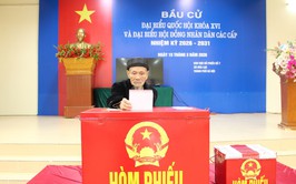 Cử tri xã Hòa Lạc hân hoan tham gia ngày hội bầu cử!