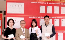 Lá phiếu gửi trọn niềm tin của cử tri phường Nghĩa Đô