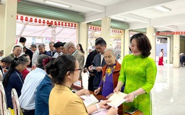 Không khí ngày bầu cử trên địa bàn xã Hoài Đức