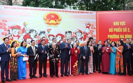 Tổng Bí thư Tô Lâm tham gia bầu cử tại phường Ba Đình, Hà Nội