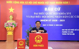 Trực tiếp: Không khí ngày hội toàn dân đi bỏ phiếu tại các điểm bầu cử trên địa bàn phường Từ Liêm