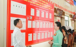 Chủ tịch Hội Nông dân thành phố Hà Nội kiểm tra công tác bầu cử tại xã Đại Xuyên