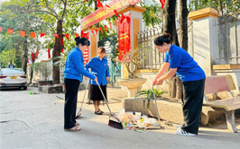 CHI ĐOÀN TRƯỜNG THCS THỊNH LIỆT TỔ CHỨC RA QUÂN HƯỞNG ỨNG NGÀY BẦU CỬ ĐẠI BIỂU QUỐC HỘI KHÓA XVI VÀ ĐẠI BIỂU HĐND CÁC CẤP NHIỆM KỲ 2026–2031