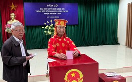 Nhân dân thôn Đồng Phú, xã Dương Hoà tham gia Ngày hội toàn dân