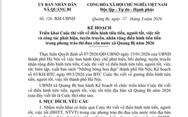 Xã Quảng Bị triển khai Cuộc thi viết về điển hình tiên tiến, người tốt, việc tốt