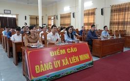 Ủy ban MTTQ xã Liên Minh tham dự hội nghị Thông tin thời sự tới hệ thống Mặt trận thành phố