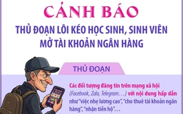 Cảnh báo thủ đoạn lôi kéo học sinh, sinh viên mở tài khoản ngân hàng
