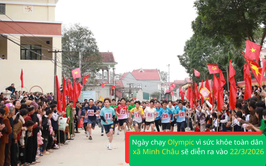 Xã Minh Châu sẵn sàng cho Ngày chạy Olympic