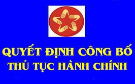 Thông báo các Quyết định công bố thủ tục hành chính của Giám đốc Trung tâm phục vụ hành chính công thành phố Hà Nội