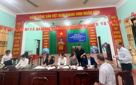 Xã Chương Dương chi trả bồi  thường, hỗ trợ GPMB dự án xây dựng Hạ tầng kỹ thuật khu đấu giá Quyền sử dụng đất ở tại thôn An Duyên.