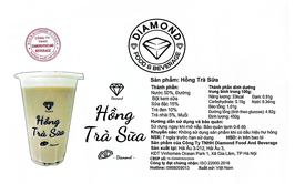 Bản tự công bố sản phẩm Hồng trà sữa 