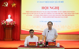 XÃ CỔ ĐÔ TRIỂN KHAI KẾ HOẠCH TỔ CHỨC NGÀY CHẠY OLYMPIC VÌ SỨC KHỎE TOÀN DÂN NĂM 2026