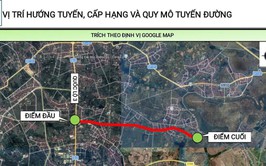 Sắp xây dựng tuyến đường rộng 50m nối hai xã Sóc Sơn và Đa Phúc