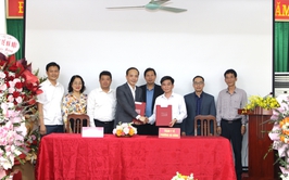 Lễ ký kết hỗ trợ chuyên môn giữ Trạm Y tế phường Hà Đông và Bệnh viện Y học cổ truyền Hà Đông