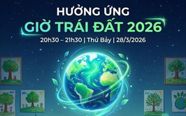 Thông báo về việc Hưởng ứng Chiến dịch Giờ Trái đất năm 2026 