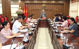 Đảng ủy xã Phú Xuyên tổ chức Hội nghị giao ban Ban chỉ đạo thực hiện các Nghị quyết số 71, 72 và 80 của Bộ Chính trị