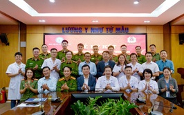 Công an phường Yên Sở và Bệnh viện Nội tiết Trung ương tổ chức Lễ ký kết quy chế phối hợp đảm bảo an ninh trật tự tại Bệnh viện Nội tiết Trung ương